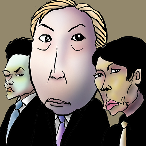 有名人の似顔絵