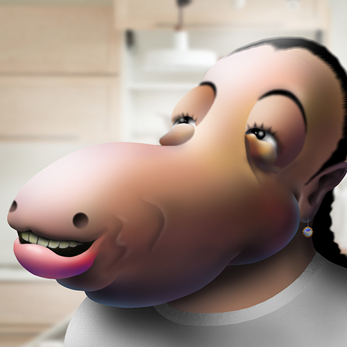 有名人の似顔絵