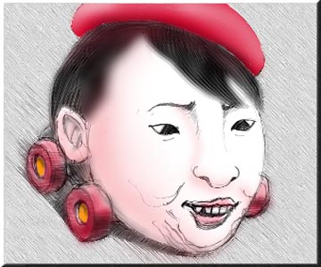 有名人の似顔絵