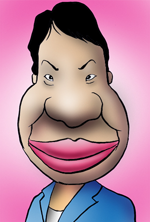 有名人の似顔絵