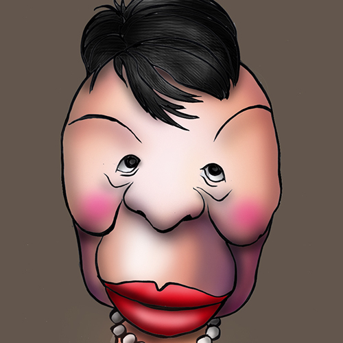 有名人の似顔絵