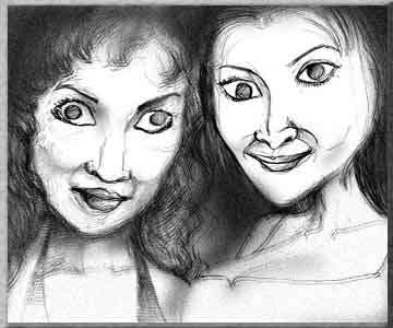 有名人の似顔絵