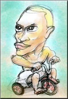 有名人の似顔絵