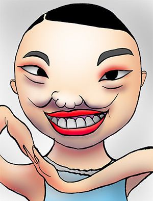 有名人の似顔絵