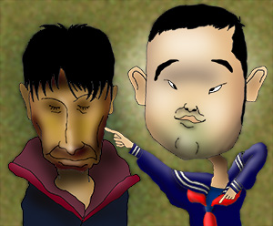 有名人の似顔絵