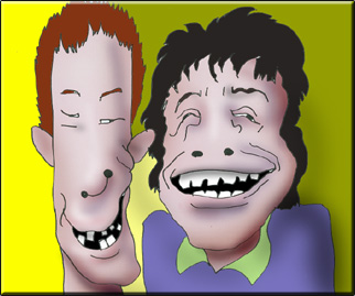 有名人の似顔絵