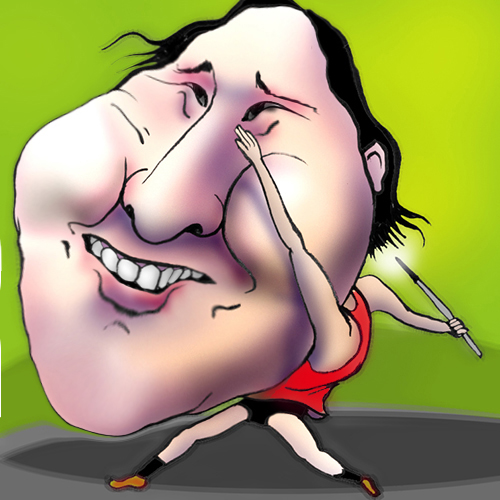 有名人の似顔絵