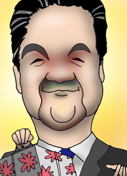 有名人の似顔絵