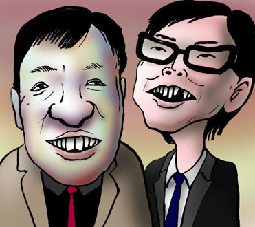 有名人の似顔絵