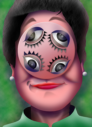 有名人の似顔絵