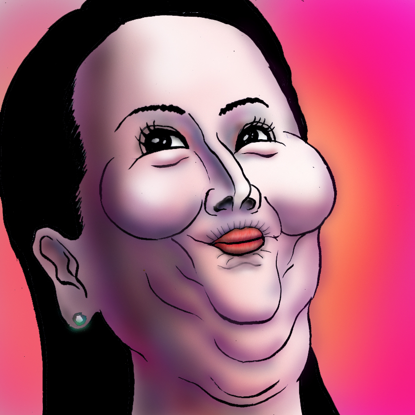 有名人の似顔絵