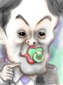 有名人の似顔絵