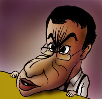 有名人の似顔絵