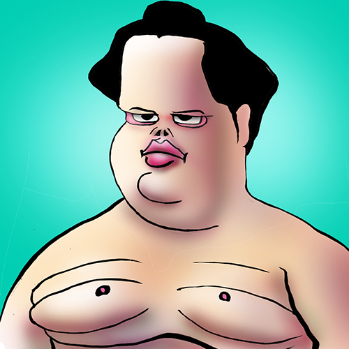 有名人の似顔絵