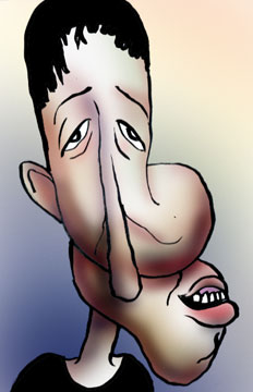 有名人の似顔絵