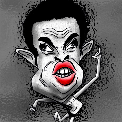 有名人の似顔絵