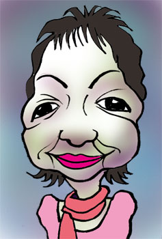 有名人の似顔絵