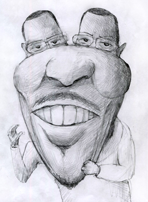 有名人の似顔絵