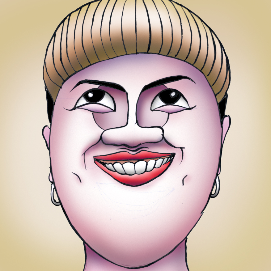 有名人の似顔絵