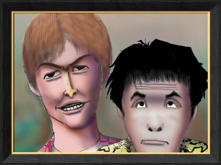 有名人の似顔絵