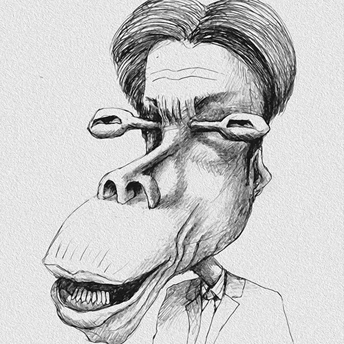 有名人の似顔絵