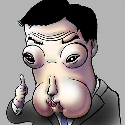 有名人の似顔絵