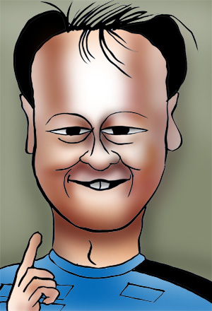 有名人の似顔絵