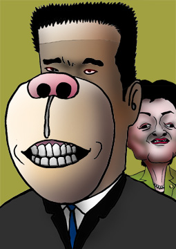 有名人の似顔絵