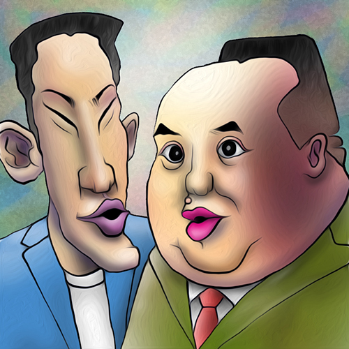 有名人の似顔絵