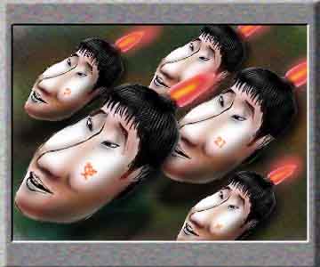 有名人の似顔絵