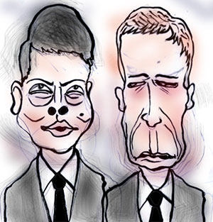 有名人の似顔絵