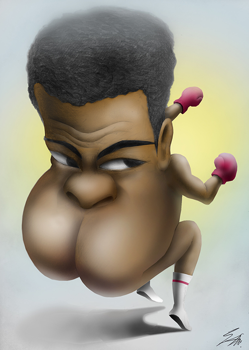 有名人の似顔絵