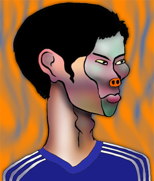 有名人の似顔絵