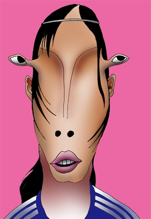 有名人の似顔絵