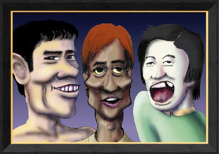 有名人の似顔絵