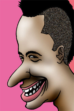 有名人の似顔絵