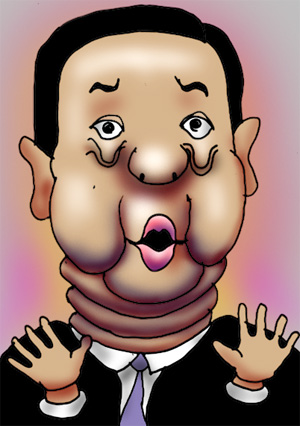 有名人の似顔絵