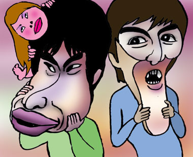 有名人の似顔絵