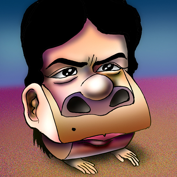 有名人の似顔絵