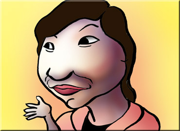 有名人の似顔絵