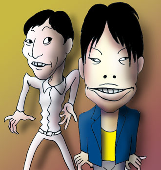 有名人の似顔絵