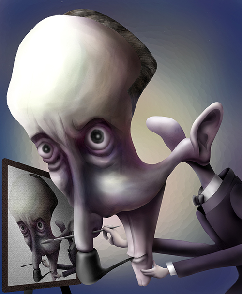 有名人の似顔絵