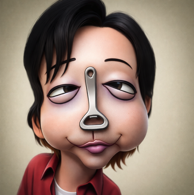 有名人の似顔絵