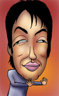 有名人の似顔絵