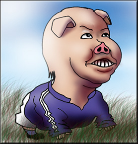 有名人の似顔絵