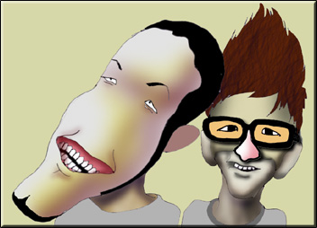 有名人の似顔絵