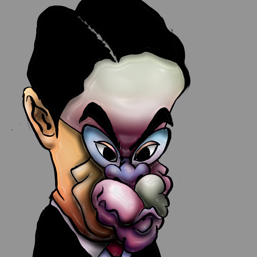 有名人の似顔絵