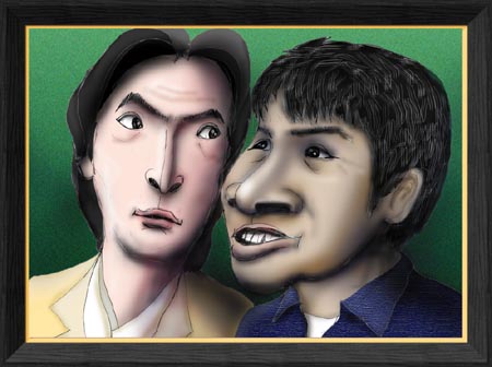 有名人の似顔絵