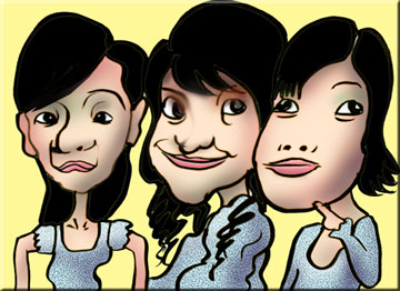 有名人の似顔絵