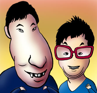 有名人の似顔絵